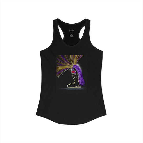 Miracles Design Black Racerback Tank