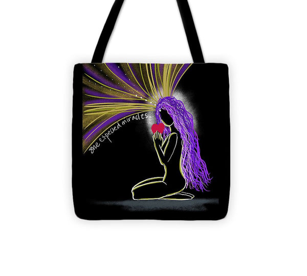 She Expected Miracles - Tote Bag