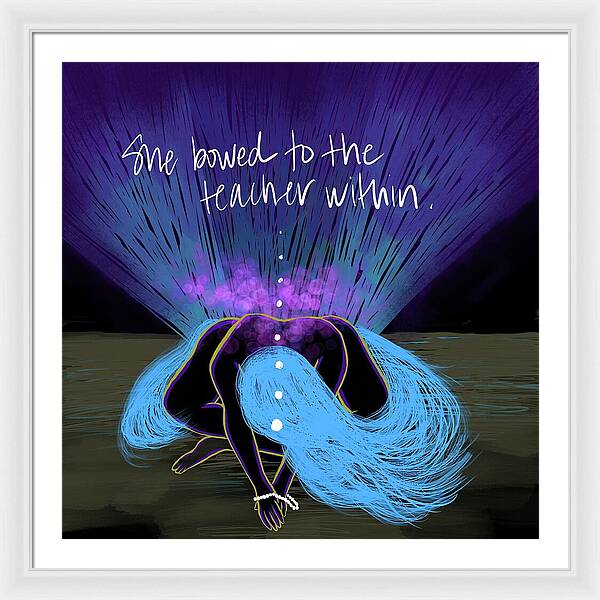 Teacher Within - Framed Print