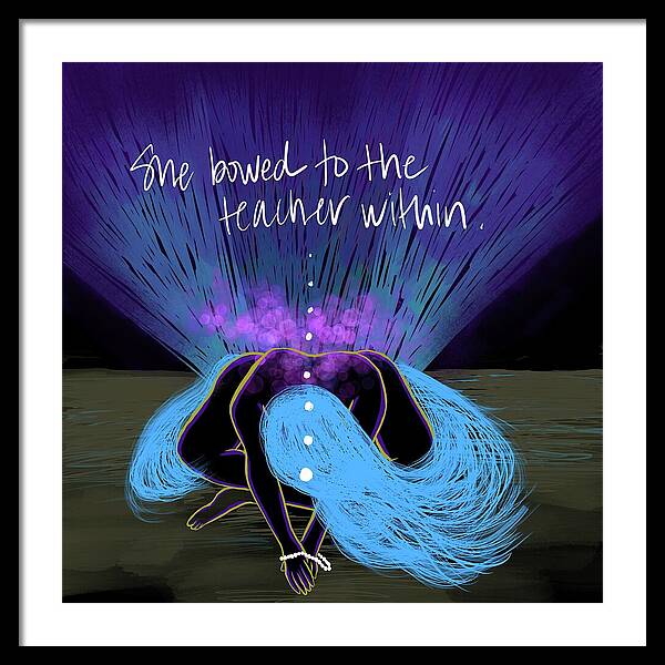 Teacher Within - Framed Print