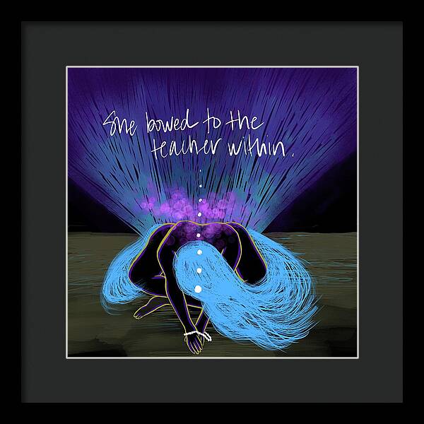 Teacher Within - Framed Print