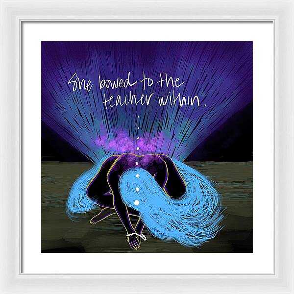 Teacher Within - Framed Print