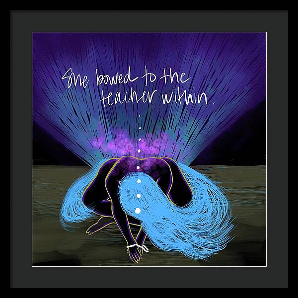 Teacher Within - Framed Print