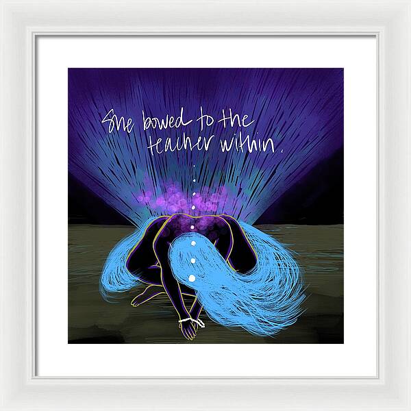 Teacher Within - Framed Print