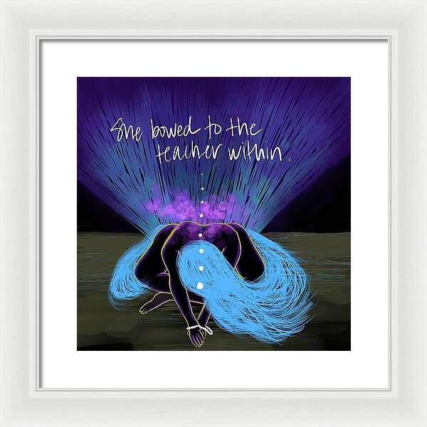 Teacher Within - Framed Print