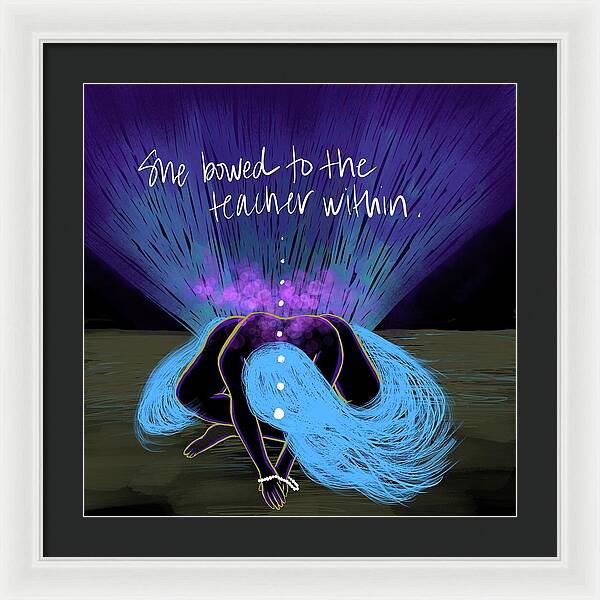 Teacher Within - Framed Print