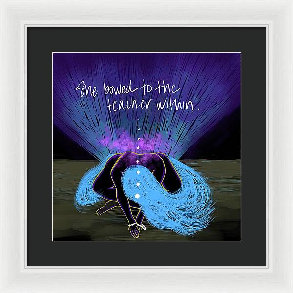 Teacher Within - Framed Print