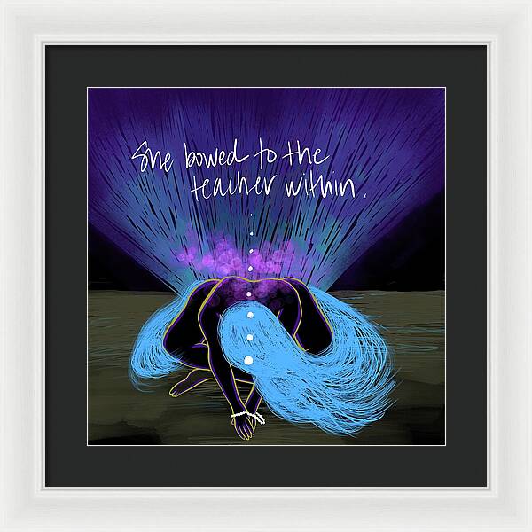 Teacher Within - Framed Print