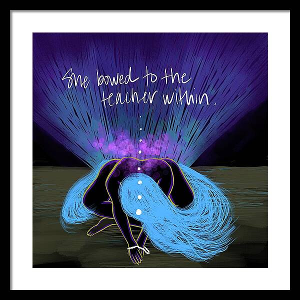 Teacher Within - Framed Print