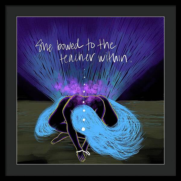 Teacher Within - Framed Print