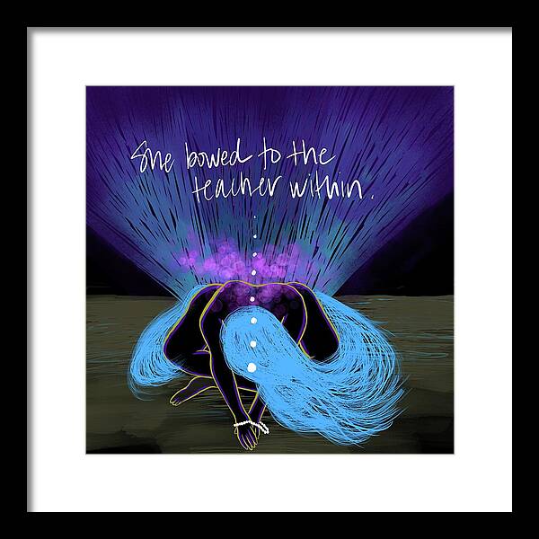 Teacher Within - Framed Print