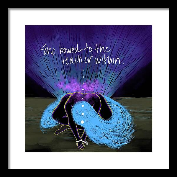 Teacher Within - Framed Print