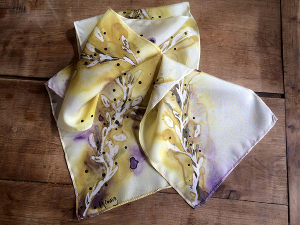 Floral Fantasy - Golds and Purples