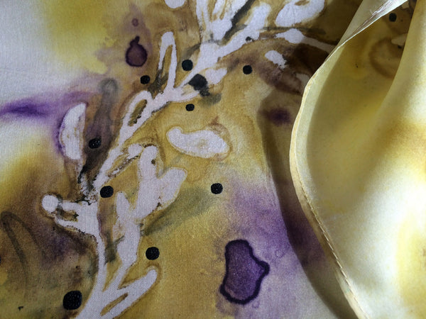 Floral Fantasy - Golds and Purples