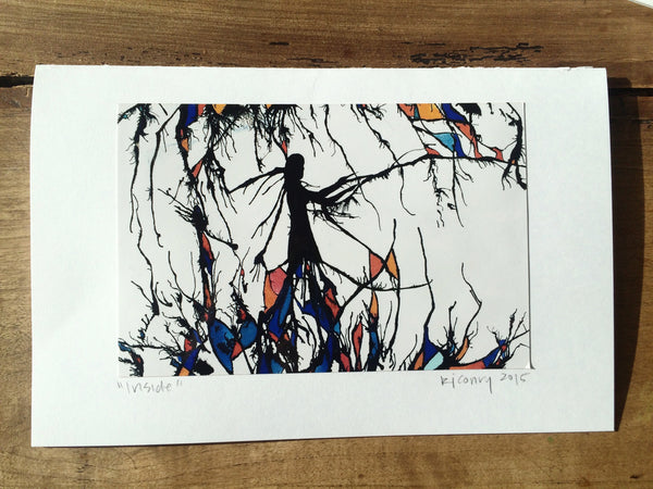 Ink Art Print Gift Card Set - 10 cards, signed by the artist