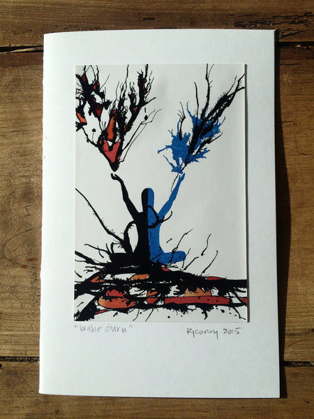 Ink Art Print Gift Card Set - 10 cards, signed by the artist