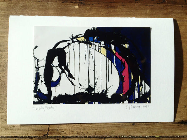 Ink Art Print Gift Card Set - 10 cards, signed by the artist