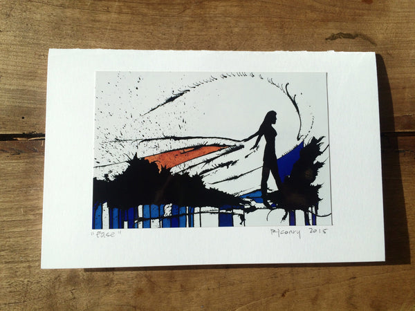Ink Art Print Gift Card Set - 10 cards, signed by the artist