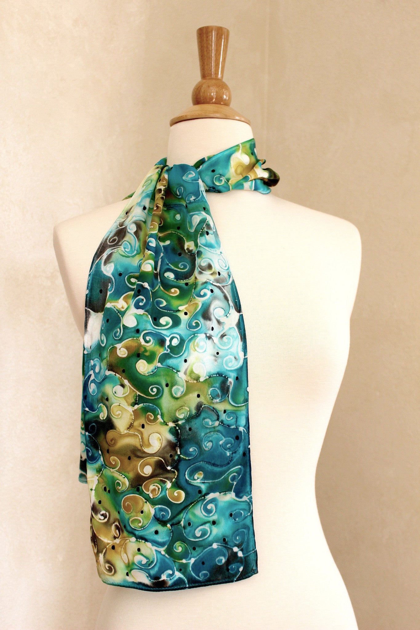 Spiral Dreams - Turquoise and Golds