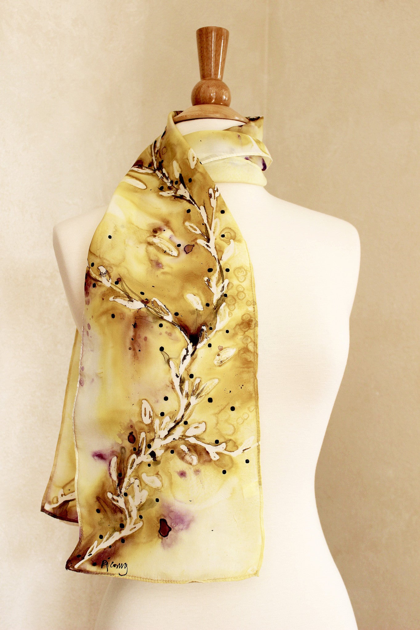 Floral Fantasy - Golds and Purples