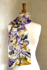 Floral Fantasy - Purple, Gold and Black