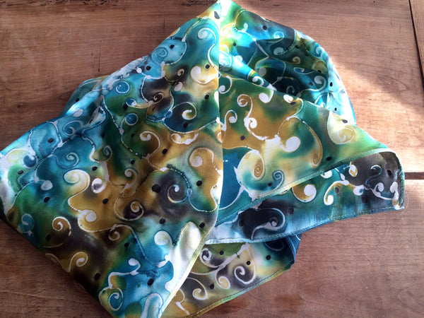 Spiral Dreams - Turquoise and Golds
