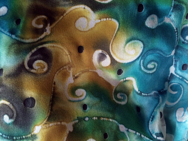 Spiral Dreams - Turquoise and Golds