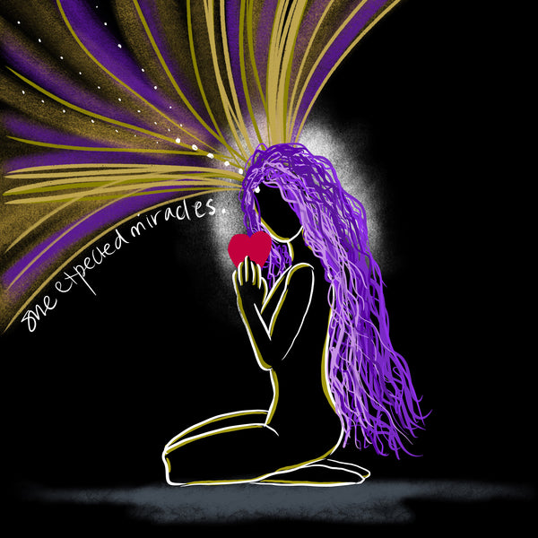 She Expected Miracles - Throw Pillow